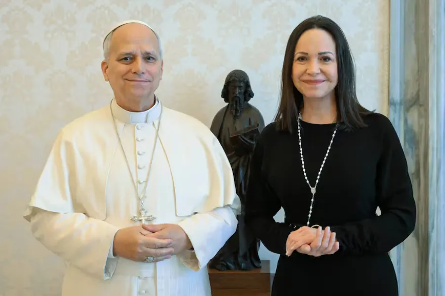 Papa León XIV- Corina Machado