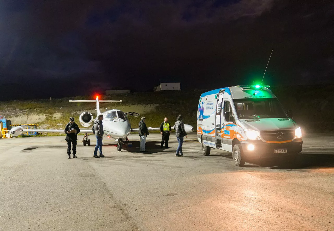 Evacuación Gobierno Malvinas