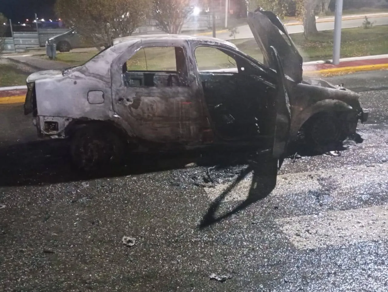 Incendio automóvil Ushuaia