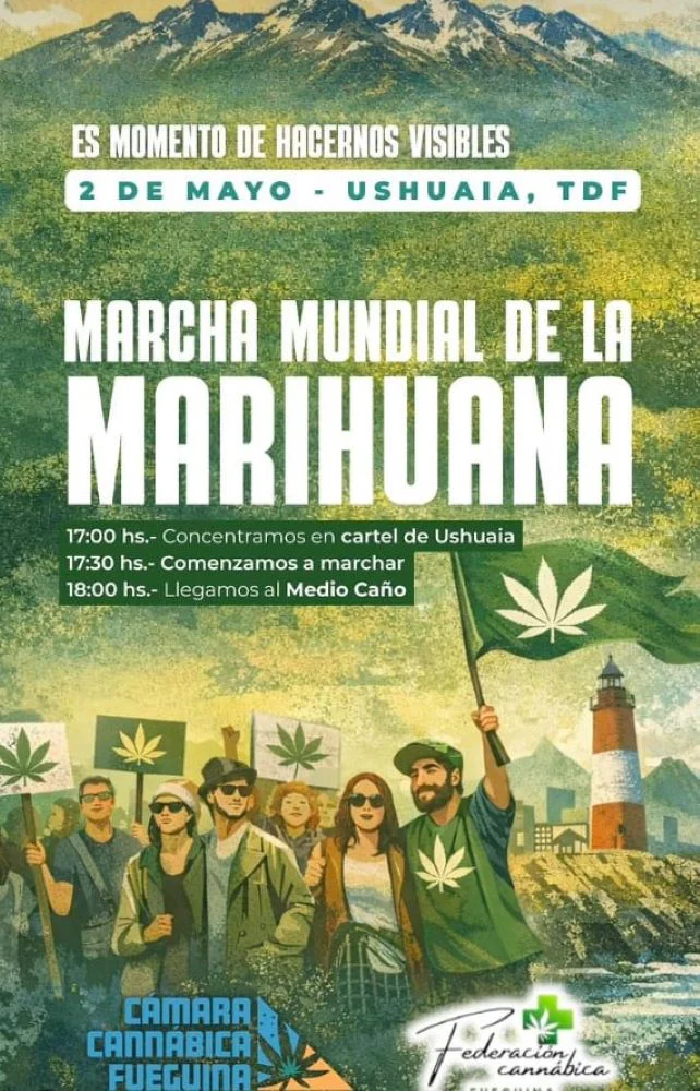 Marcha Cannabis Ushuaia