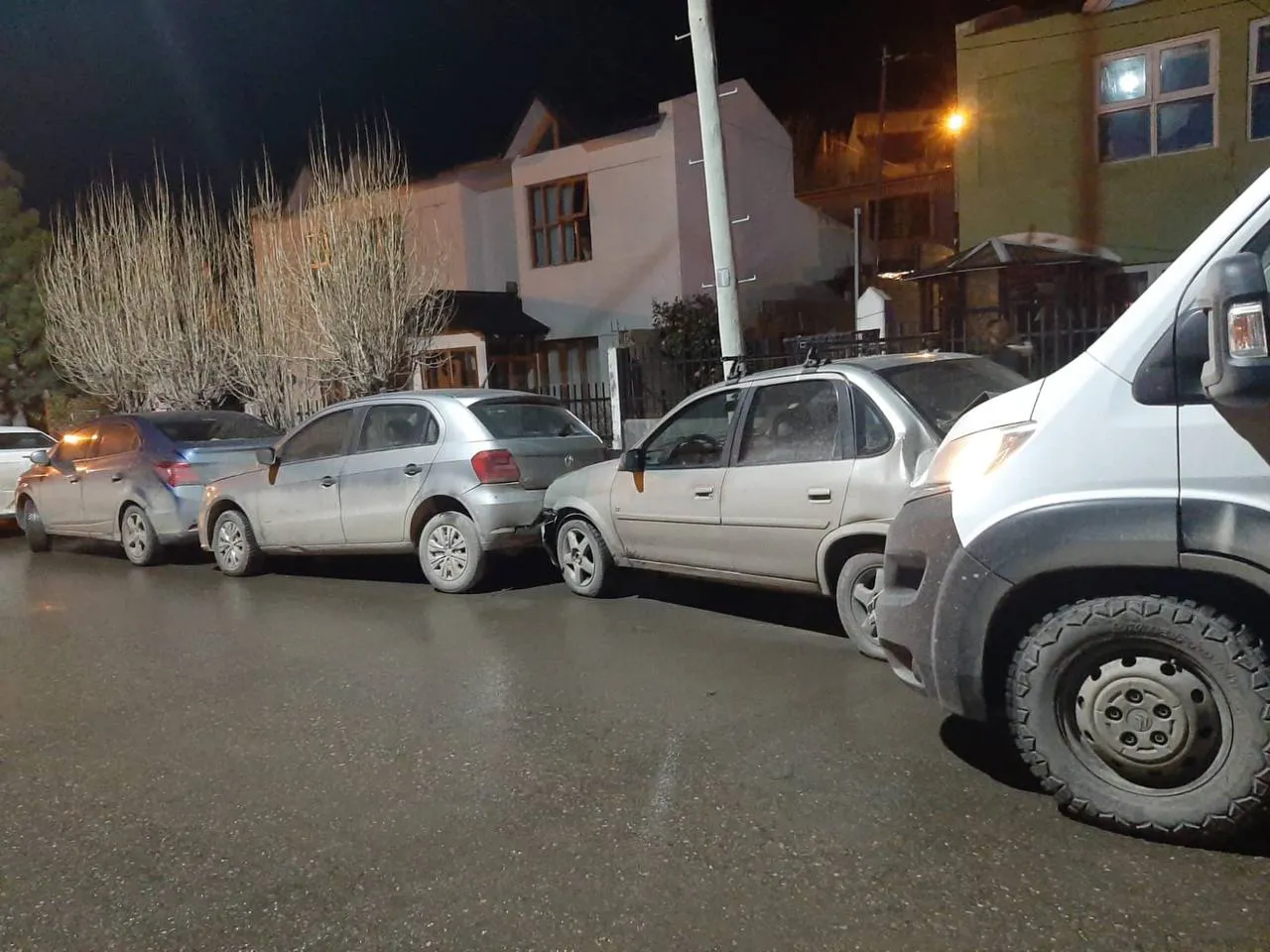 Choque múltiple Hielos Continentales