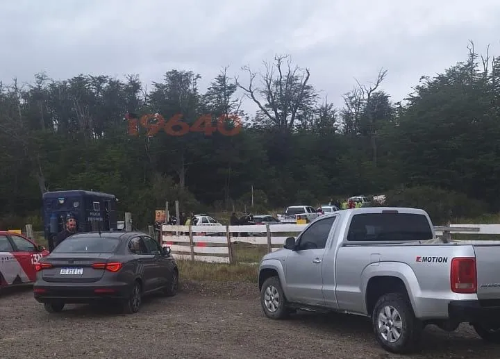 Desalojo Termas del Río Valdez