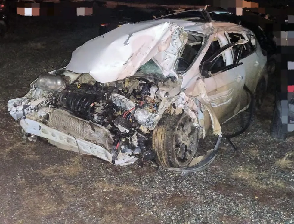 choque en la Ruta N°3