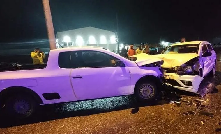 Violento choque frontal en la Ruta Nacional N°3 tuvo como saldo un ...