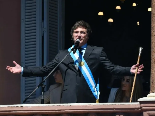 Javier Milei Balcon