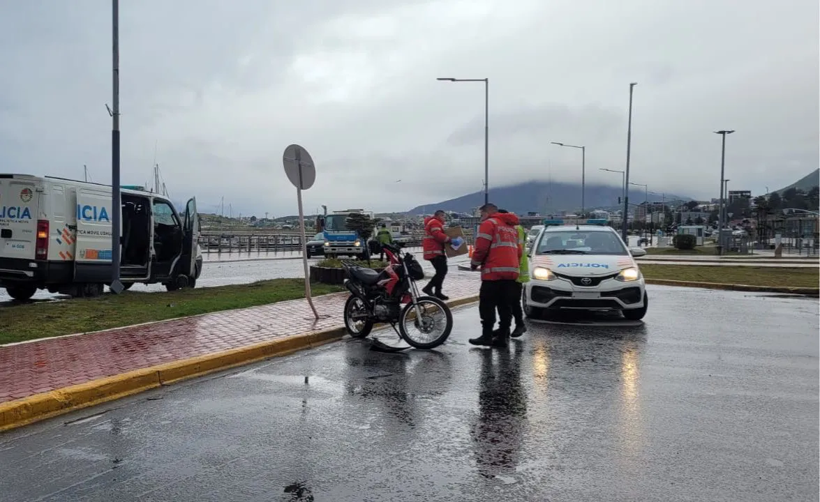 Motociclista fallecido