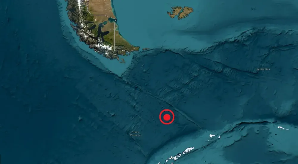 sismo Pasaje Drake