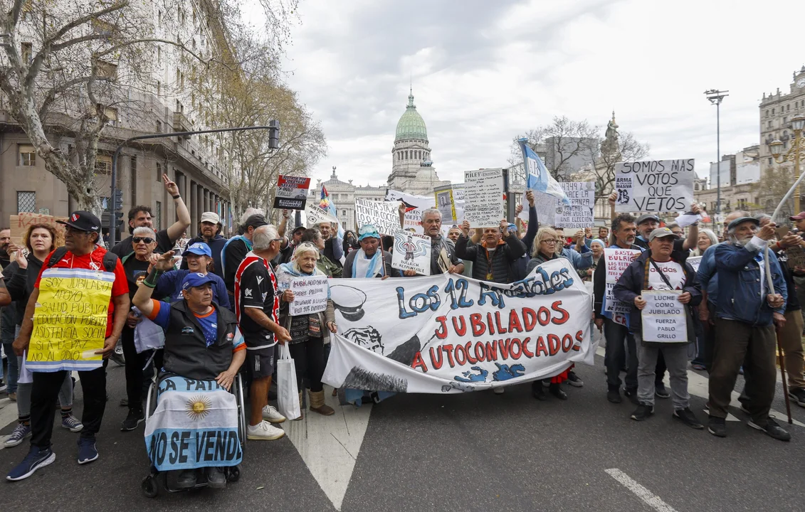 marcha jubilados