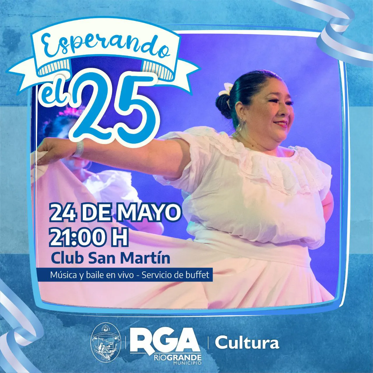 Flyer Esperando el 25