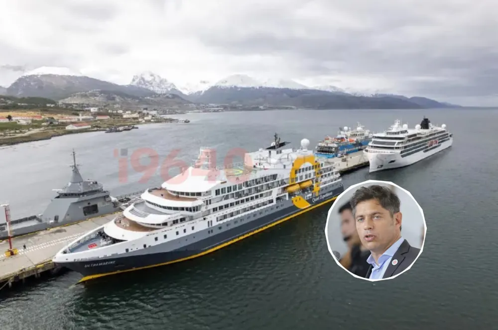 Kicillof: Puerto de Ushuaia