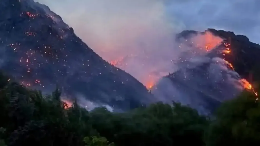 Incendio forestal Epuyén