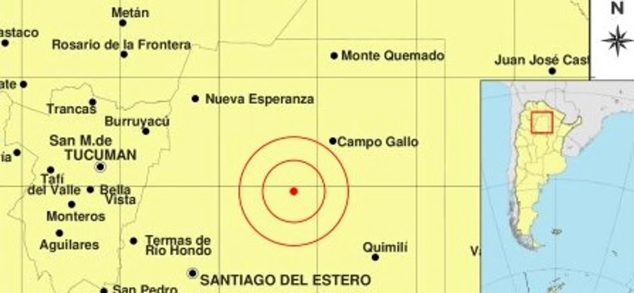 sismo Santiago del Estero