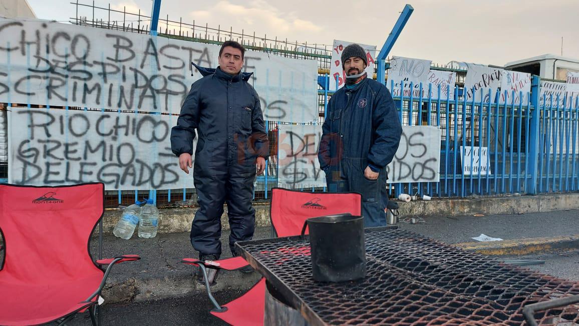 Trabajadores despedidos Río Chico