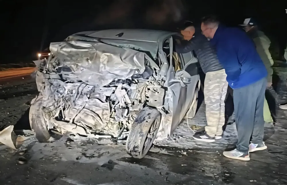 Choque frontal y fallecimiento-Ruta N°3 Rancho Hambre