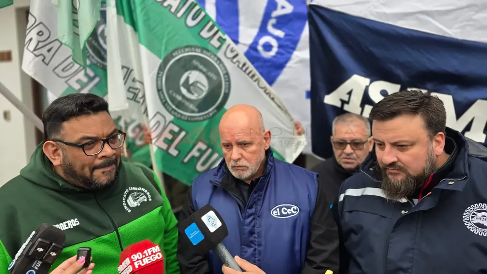 La CGT de Rí o Grande se manifestó frente al Ministerio de Trabajo de Nación en contra a la reforma laboral