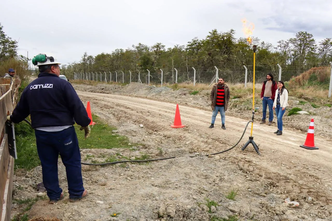 Municipio de Tolhuin red de gas Altos del Shion