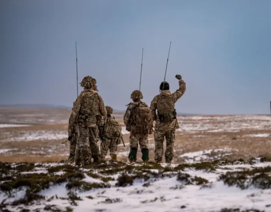 Tropas militares britanicas en Malvinas