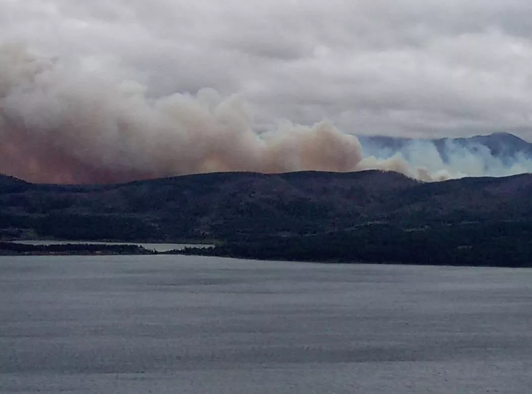 incendio forestal en la Reserva Corazón de la Isla
