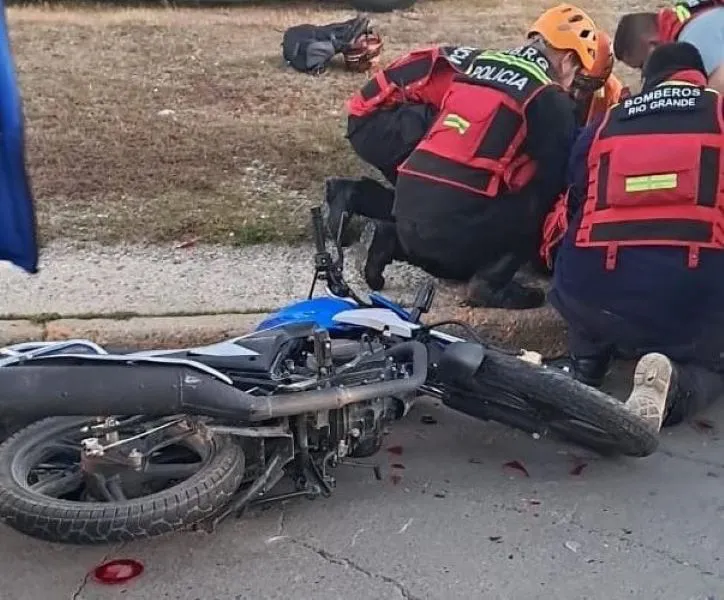 Choque moto y autoRG