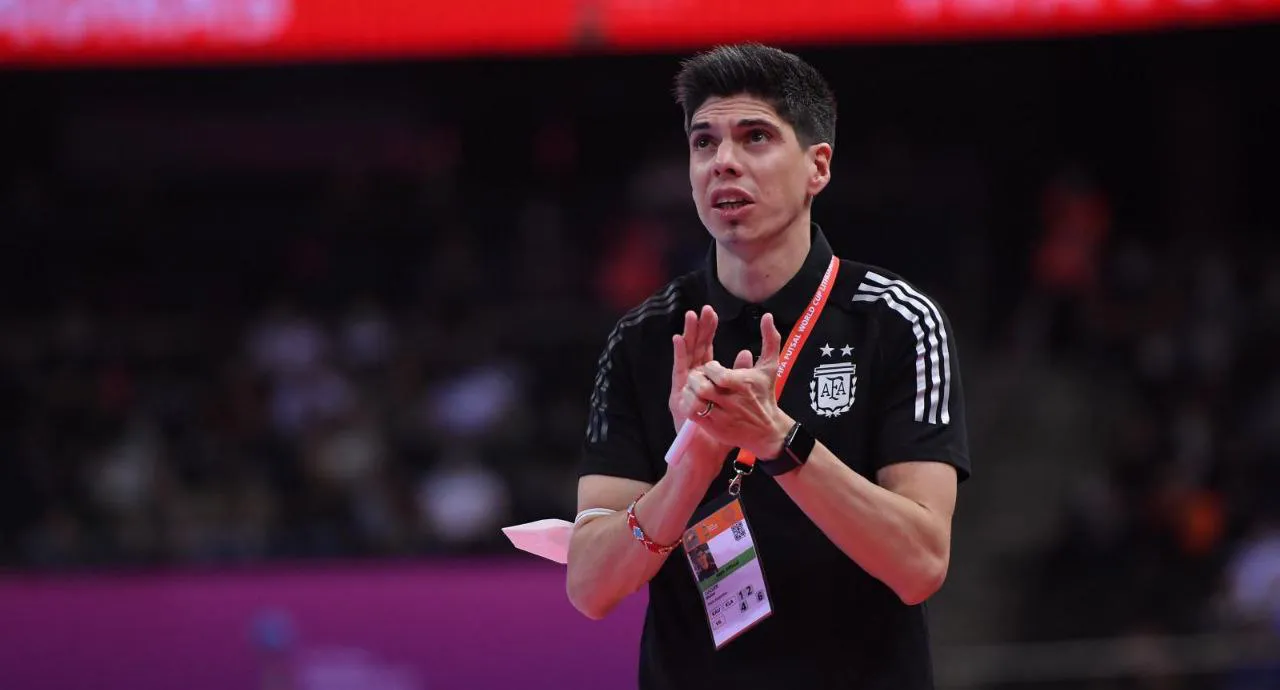 Director Técnico de la Selección Argentina de Futsal, Matías Lucuix