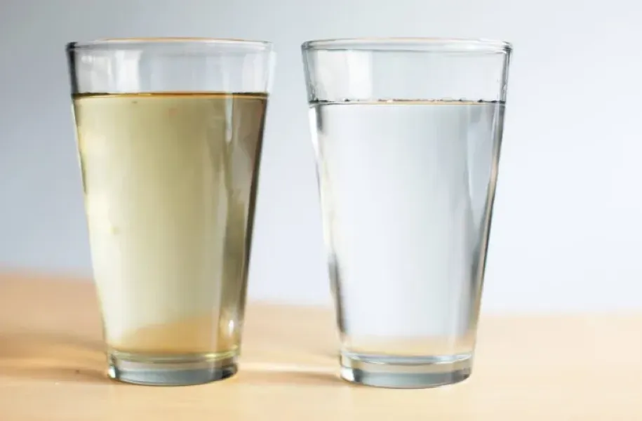 Agua contaminada