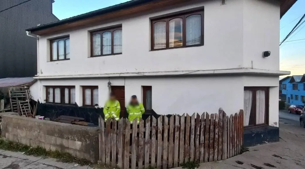 Allanamiento en un domicilio de la ciudad de Ushuaia