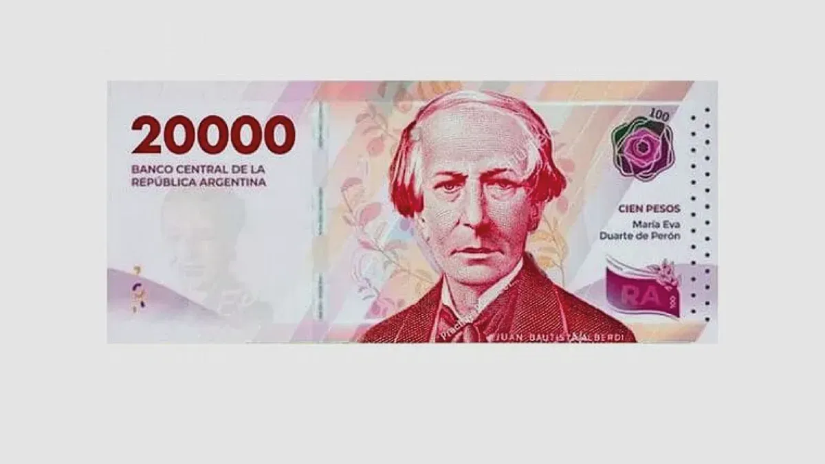 Billete de 20.000