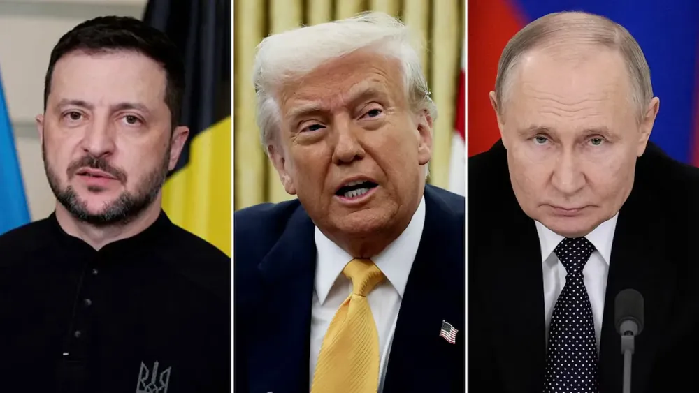 Zelensky- Putin- Trump