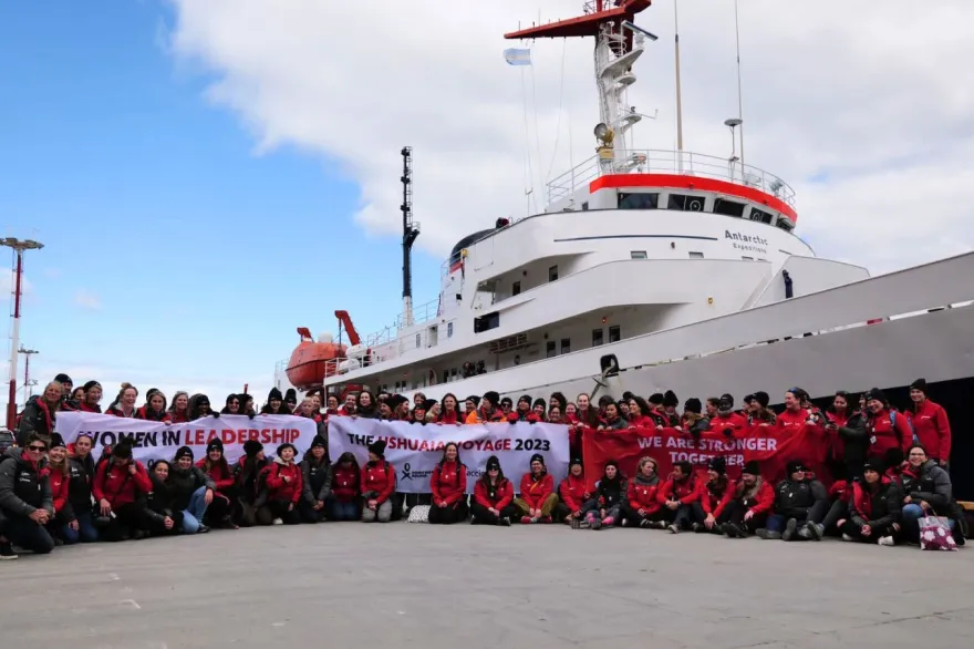 mujeres cientificas a la antártida