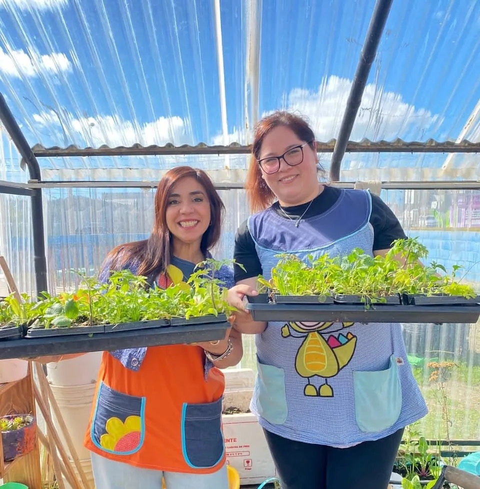 Entrega de plantines- Municipio de RG