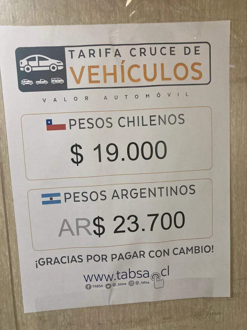 Precio Barcaza Octubre 23