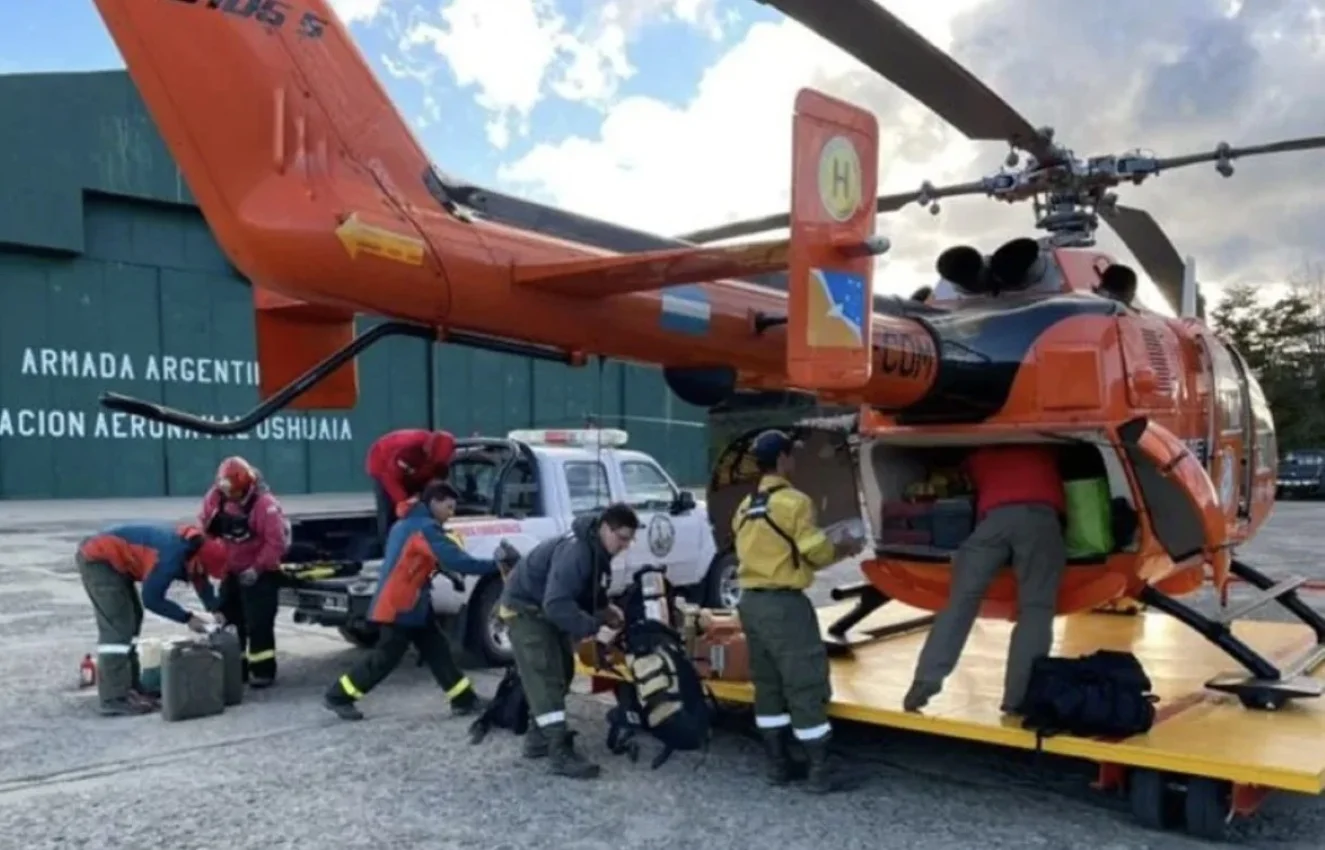 Rescate en el cerro Bonete