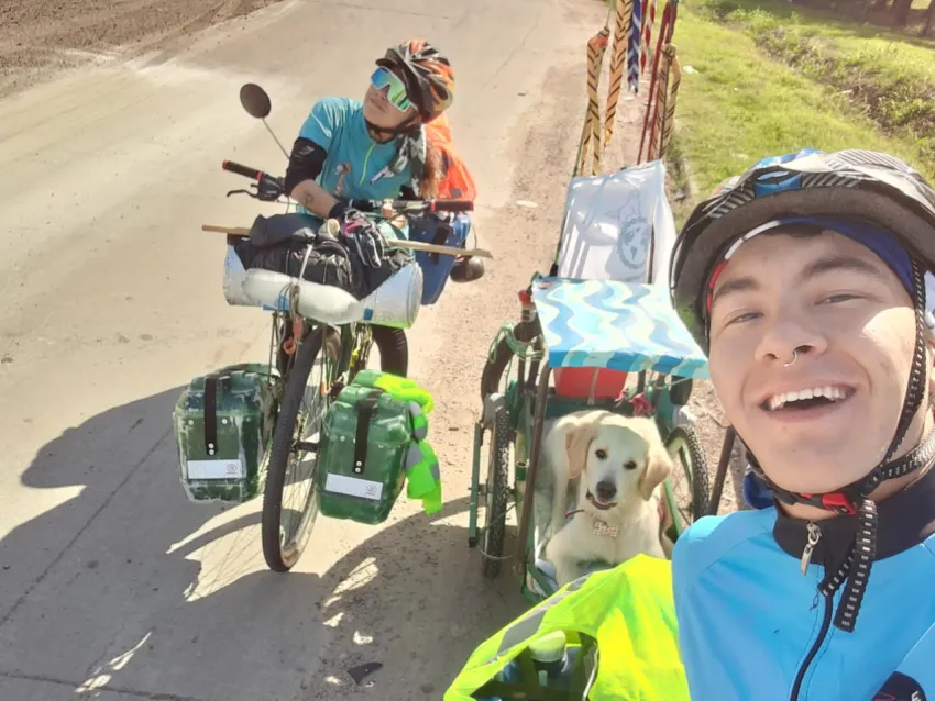 Goya Ushuaia en bicicleta