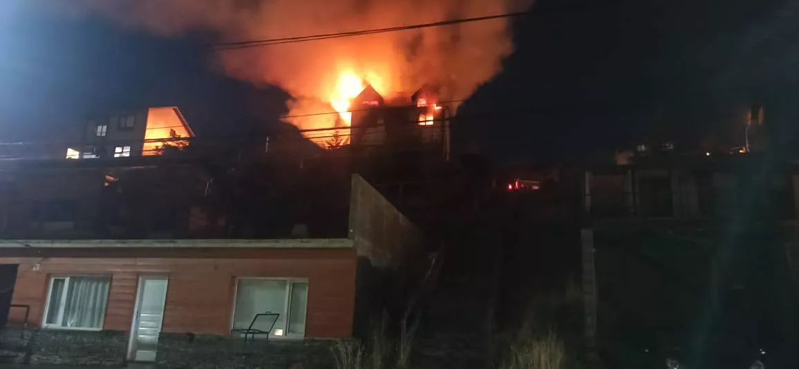 Incendio casa De Marco