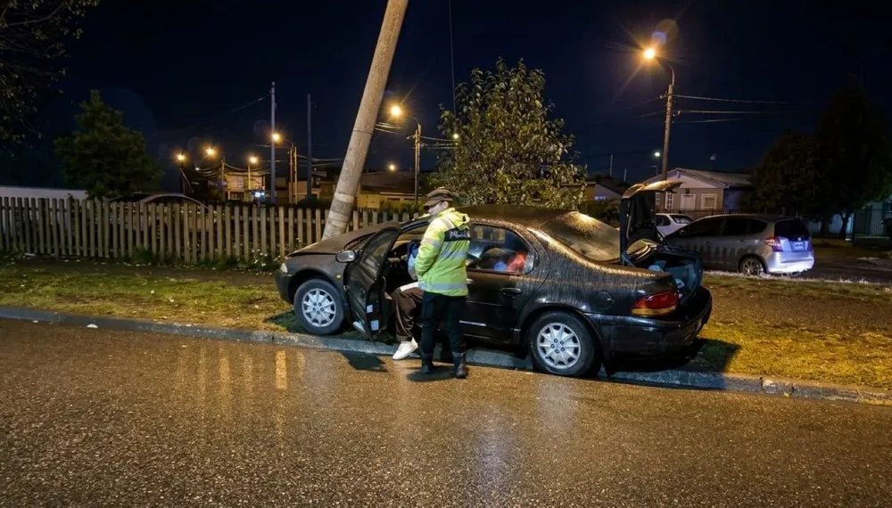 Choque contra un poste RG