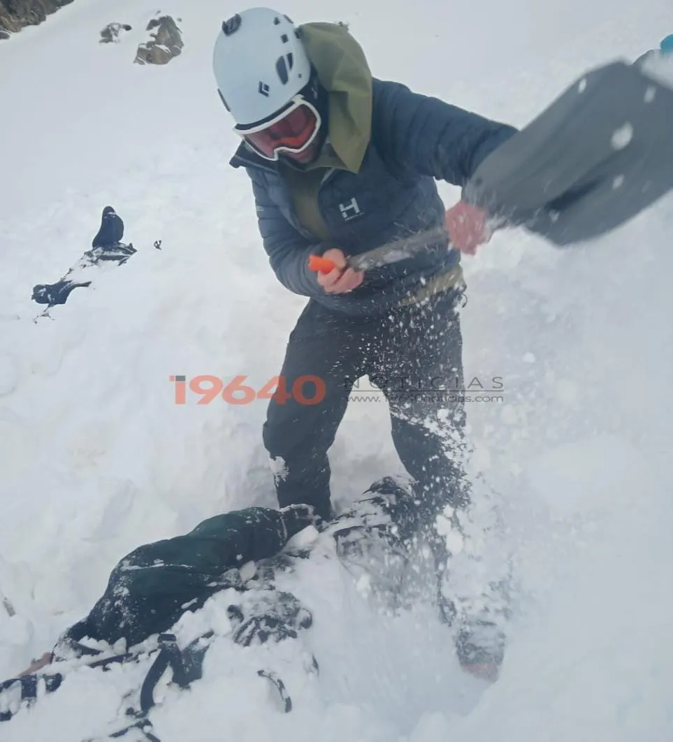 avalancha en Ushuaia