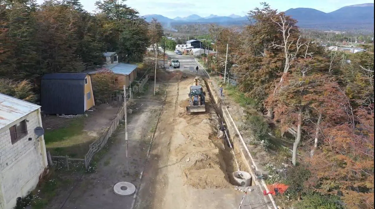Obras viales- Municipio de Tolhuin