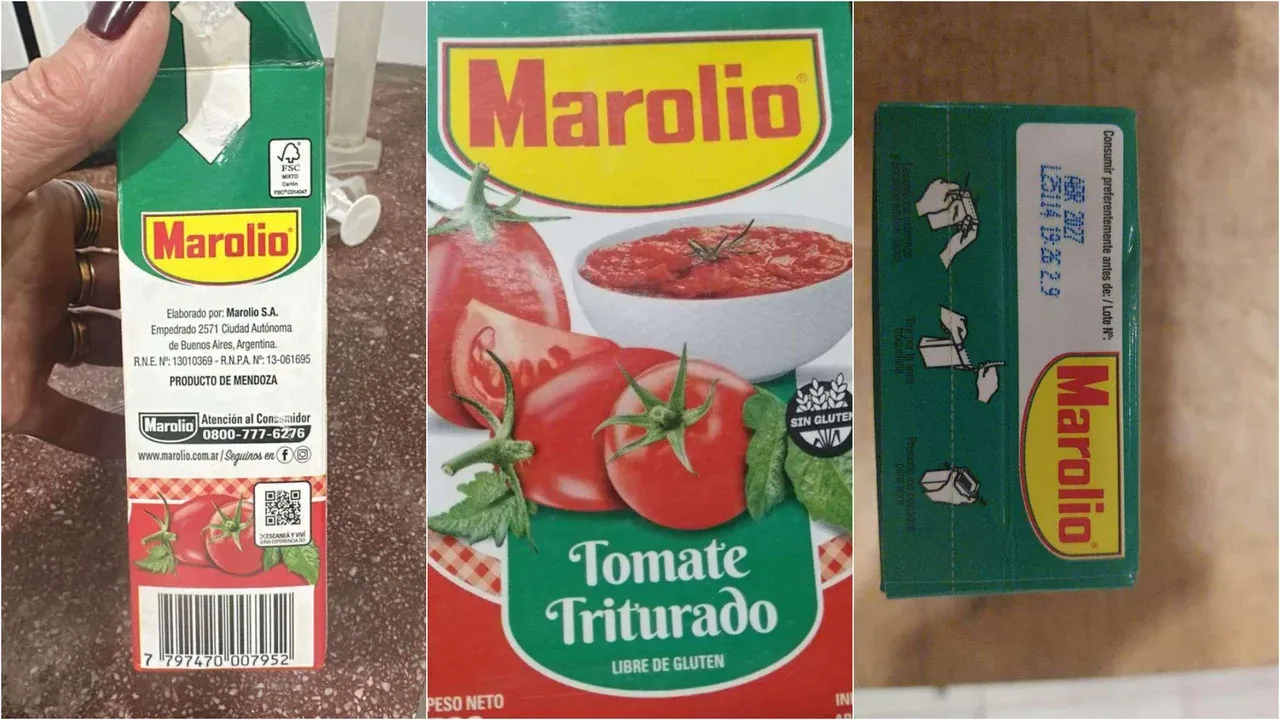 ANMAT-Puré de tomate