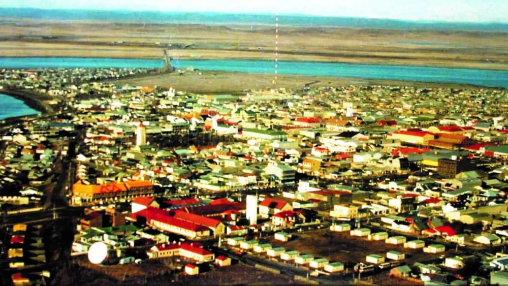 Vista aeréa RG año 1980